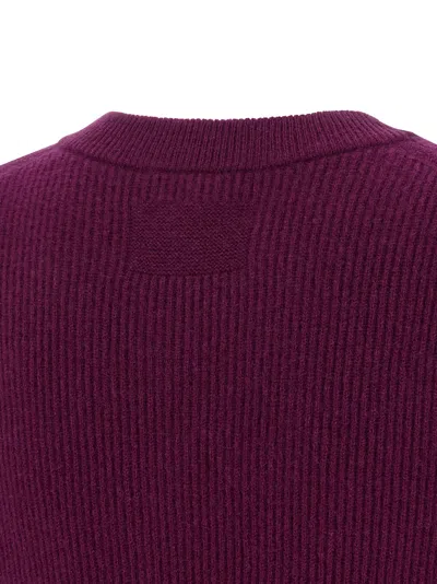Guest In Residence Rib Vest In Purple