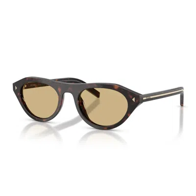 Prada Pr B15s 17n70r Root Tartarugato Sunglasses