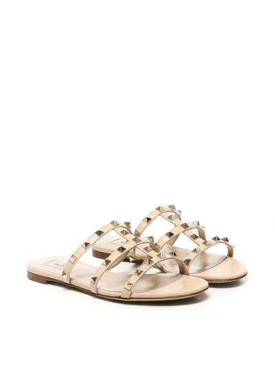 Valentino Rockstud Slide Sandal