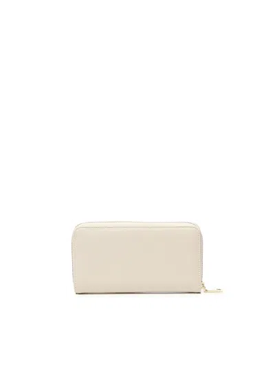 Love Moschino Heart-logo Zip-fastening Wallet In Neutral