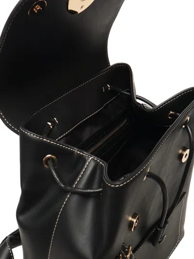 Love Moschino Logo Eyelet Nero Backpack