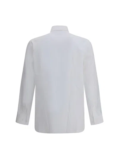 Etro Crisp White Long Sleeve Button-down Shirt In White