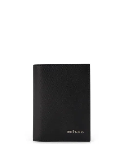Kiton Leather Passport Holder