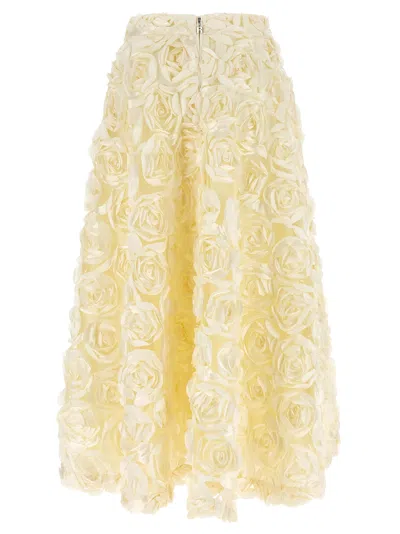 Rotate Birger Christensen Maxi Sun Skirt In Blue