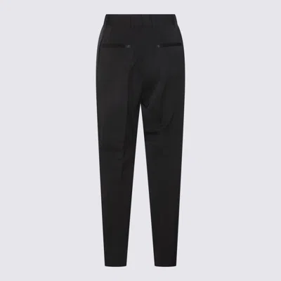 Dolce & Gabbana High-waisted Wool Gabardine Tuxedo Pants In Black