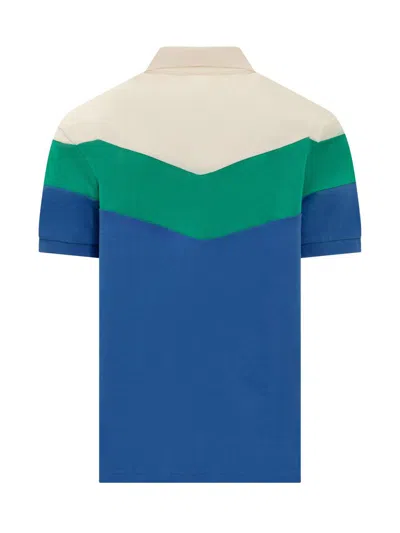Isabel Marant Marant Man Anton Man Multicolor Polo Shirts In Green