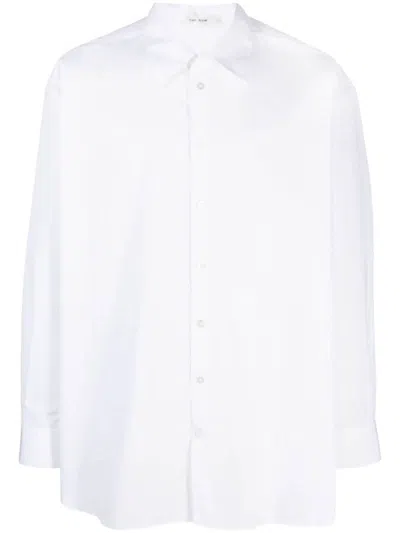 The Row Lukre Long-sleeved Shirt In White