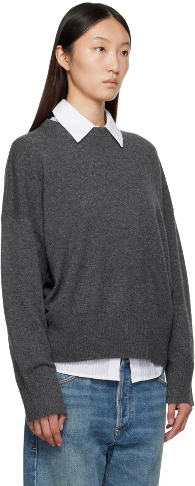 Loulou De Saison Anaa Oversized Cashmere Sweater In Gray