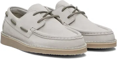 Fred Perry Meaden Suede Shoe Grey In Gray