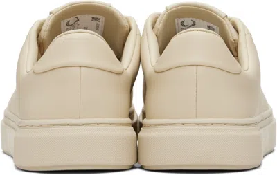 Fred Perry B71 Leather Nubuck Trainers Beige In Neutral