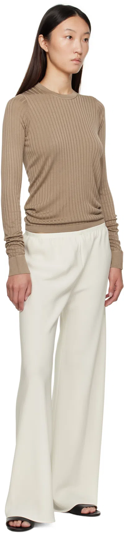 The Row Off-white Gala Trousers