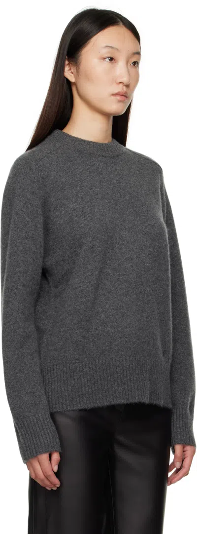 Loulou De Saison Baltra Cashmere Sweater In Gray