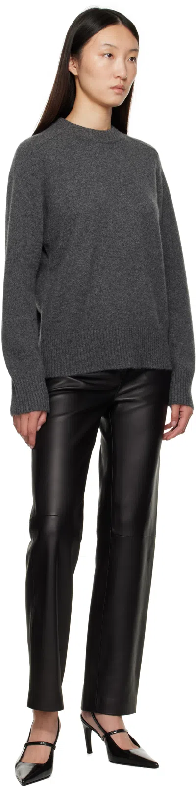 Loulou De Saison Baltra Cashmere Sweater In Gray