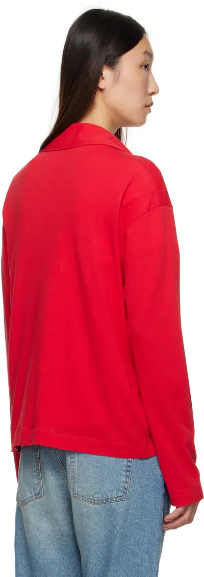 The Row Red Roddie Polo