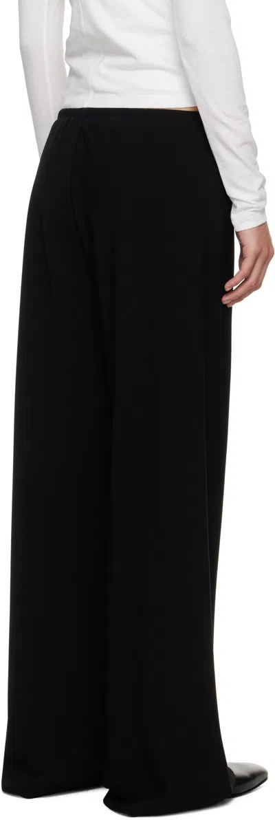 The Row Black Gala Trousers