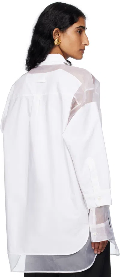 Jean Paul Gaultier White 'the Petit Grand' Shirt
