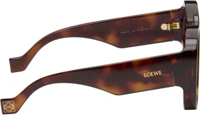 Loewe Brown Front Lenses Aviator Sunglasses