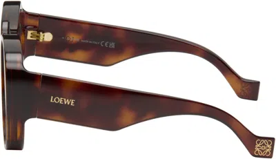 Loewe Brown Front Lenses Aviator Sunglasses