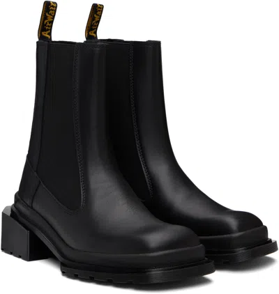 Dr. Martens' Black Maybole Square Toe Chelsea Boots