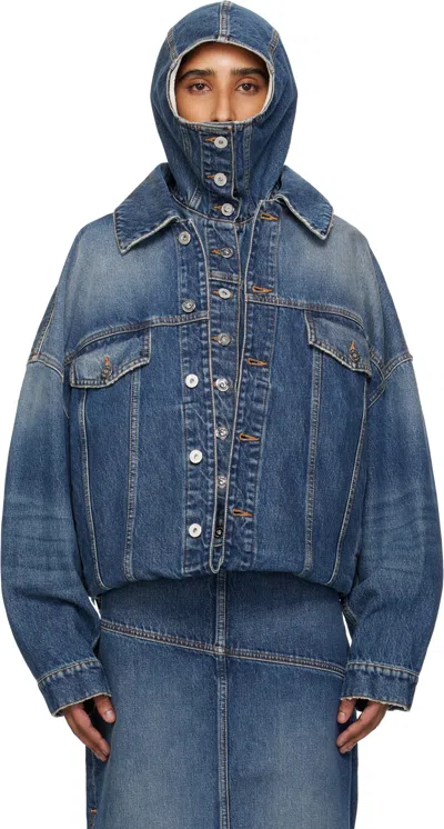 Jean Paul Gaultier Blue 'the Double' Denim Jacket