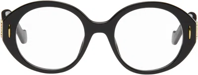 Loewe Black Anagram Oval Glasses