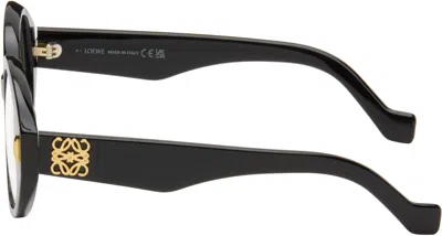 Loewe Black Anagram Oval Glasses