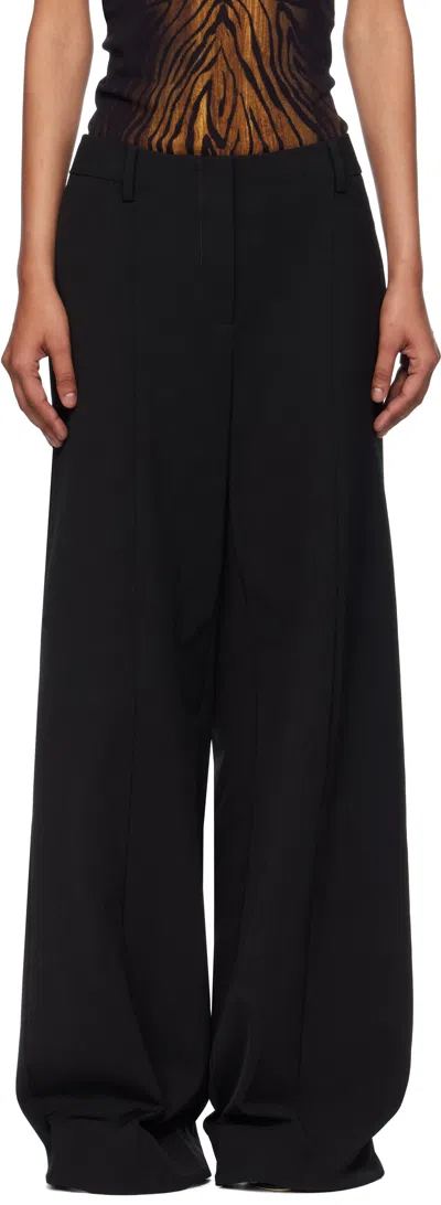 Jean Paul Gaultier Black 'the Stirrup' Trousers