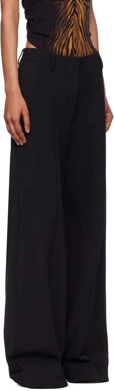Jean Paul Gaultier Black 'the Stirrup' Trousers