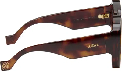 Loewe Brown Front Lenses Aviator Sunglasses