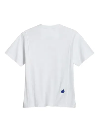 Converse X Ader Error Embroidered-logo T-shirt In White