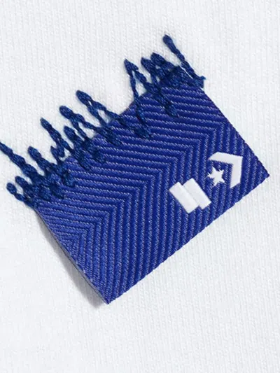 Converse X Ader Error Embroidered-logo T-shirt In White