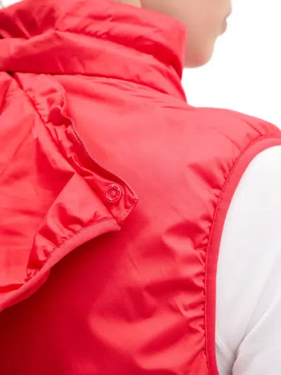 Adidas Originals Quilted Hooded Gilet In White