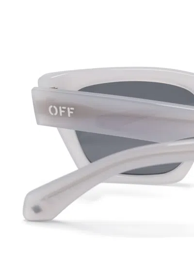 Off-white Eyewear Valdez Sunglasses In White