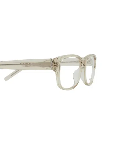 Saint Laurent Rectangle-frame Glasses In White