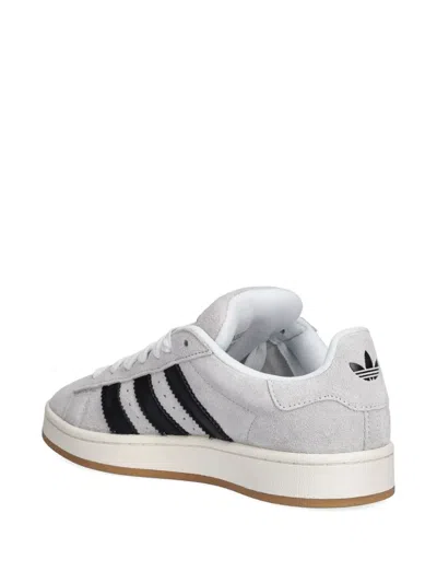 Adidas Originals Three-stripes Suede Sneakers In White