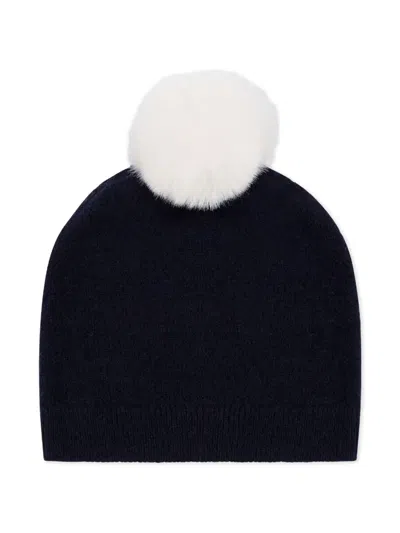 Moschino Bear-motif Beanie In Blue