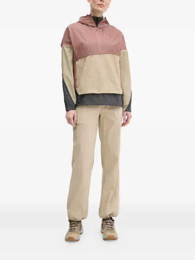 Adidas Originals Xploric Wind Grid-pattern Hooded Jacket In Neutral