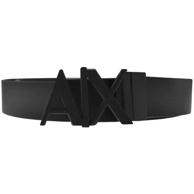 Armani Exchange Reversible Belt Black