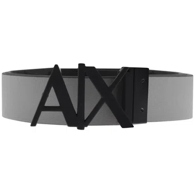 Armani Exchange Reversible Belt Black