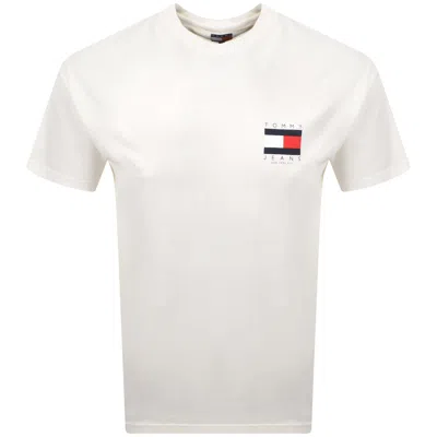 Tommy Jeans Graphic Backprint T Shirt White In White