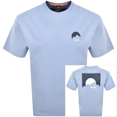 Boss Casual Boss Te Move T Shirt Blue