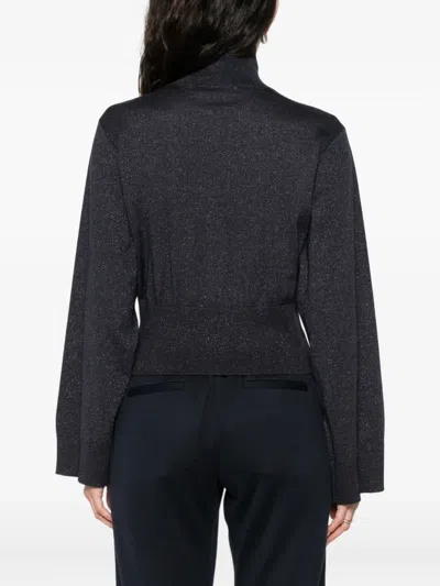 Brunello Cucinelli Lurex-detail Zip-up Blouse