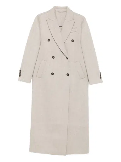 Brunello Cucinelli Double-breasted Cashmere Coat