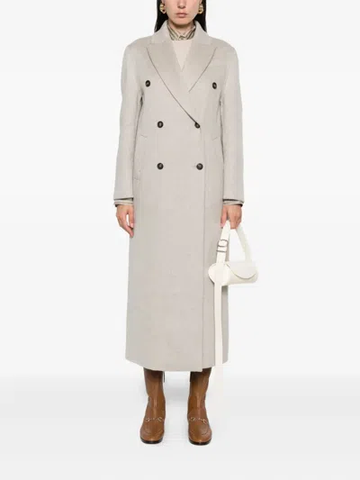 Brunello Cucinelli Double-breasted Cashmere Coat