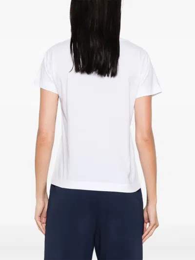Pinko White T-shirt With Logo Print In White