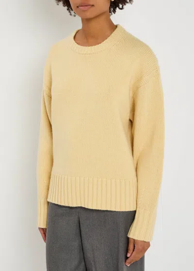 Guest In Residence Cozy Cashmere Jumper In Yellow