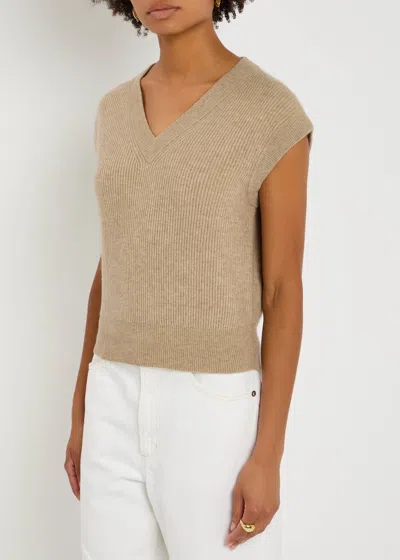 Guest In Residence Ribbed Cashmere Vest