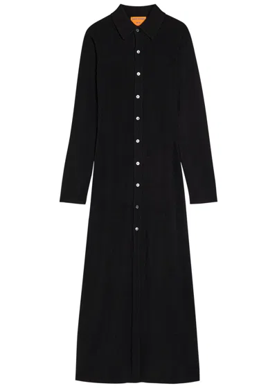 Guest In Residence Showtime Cashmere Midi Shirt Dress