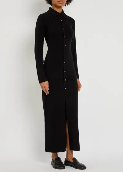 Guest In Residence Showtime Cashmere Midi Shirt Dress