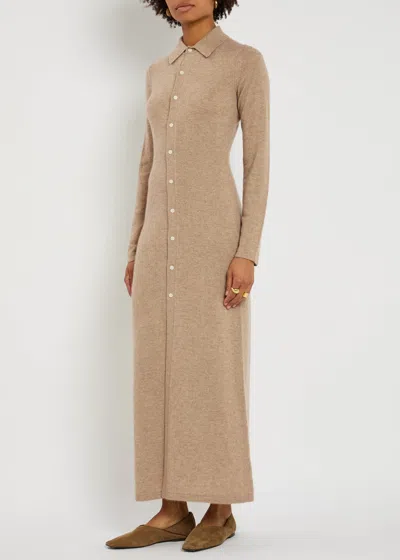 Guest In Residence Showtime Cashmere Midi Shirt Dress
